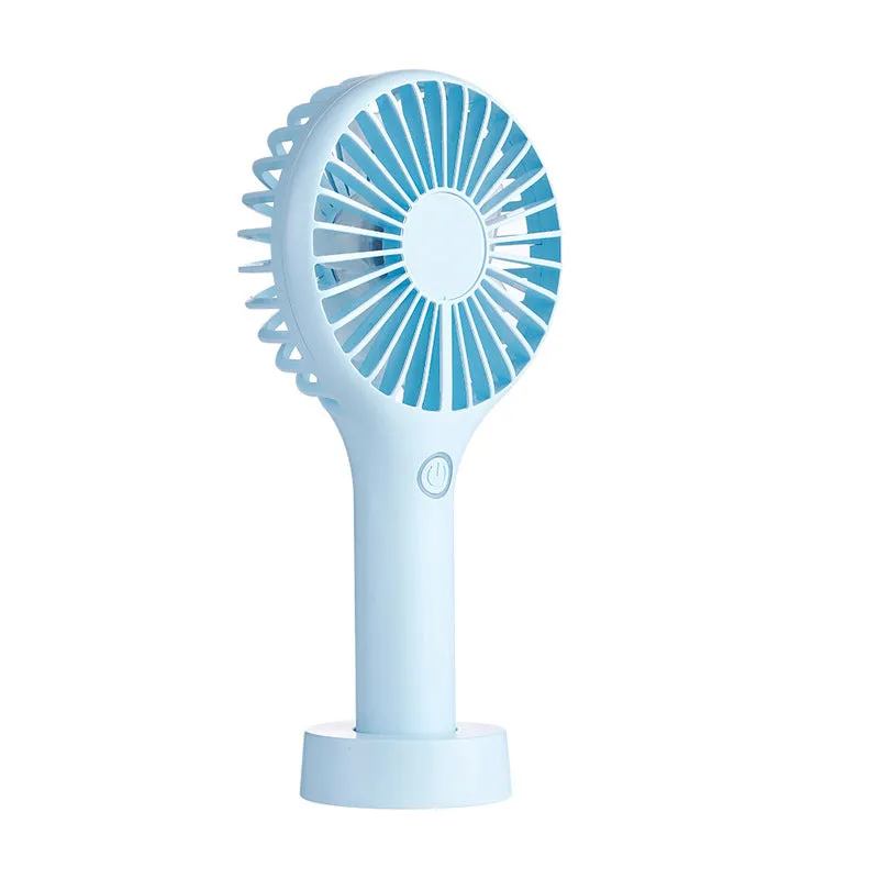 Mini Fan Halter Summer Creative USB Home Office Desktop Portable Handheld Electric Rechargeable Electric Fan