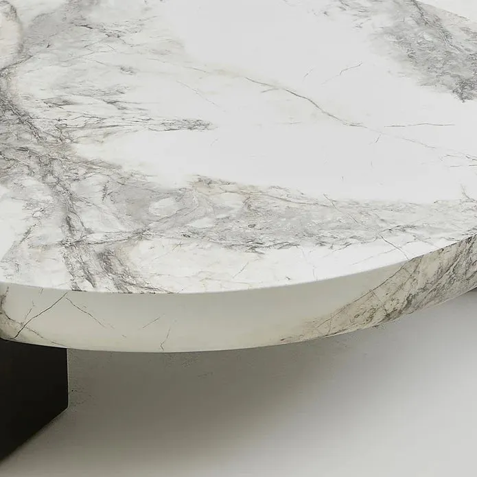 Minimalist Round Marble Coffee Table/Side Table