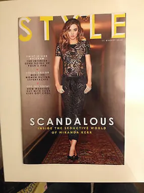 MIRANDA KERR PHOTO COVER INTERVIEW UK STYLE MAGAZINE AUGUST 2014