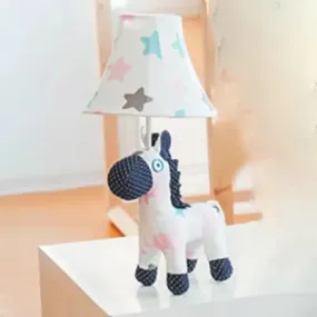 Modern Animal Table Lamp - Fabric Shade, One Light, Lovely Bedroom Desk Light