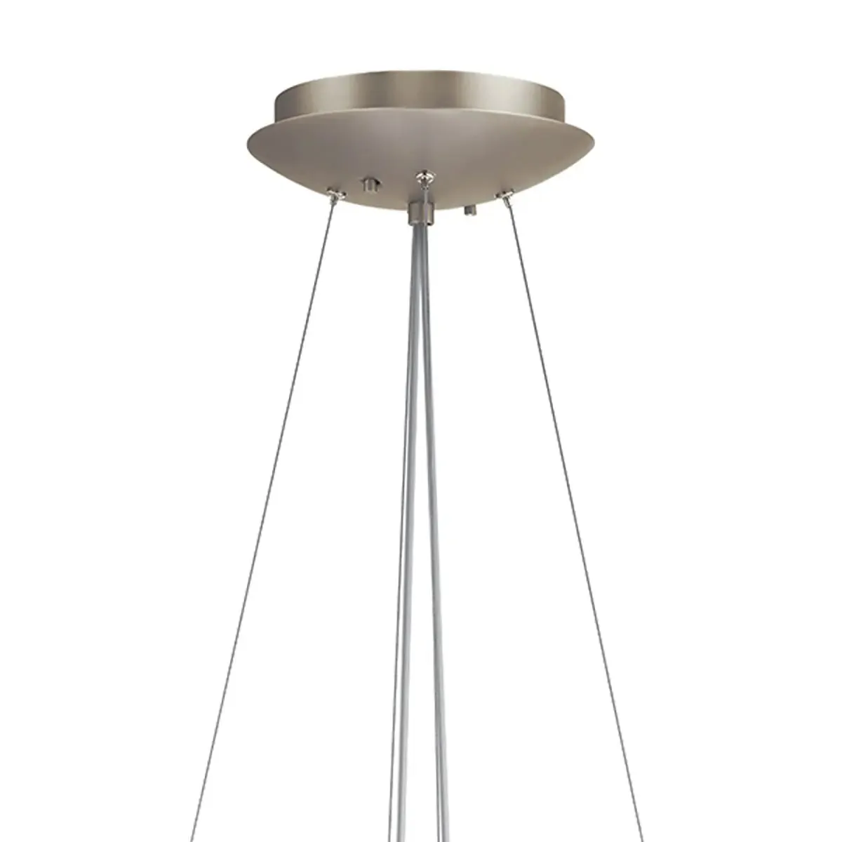 Mona 34 In. LED Chandelier Nickel Finish