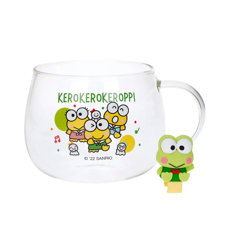 My Melody or Keroppi Glass Cup