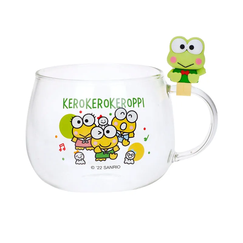 My Melody or Keroppi Glass Cup