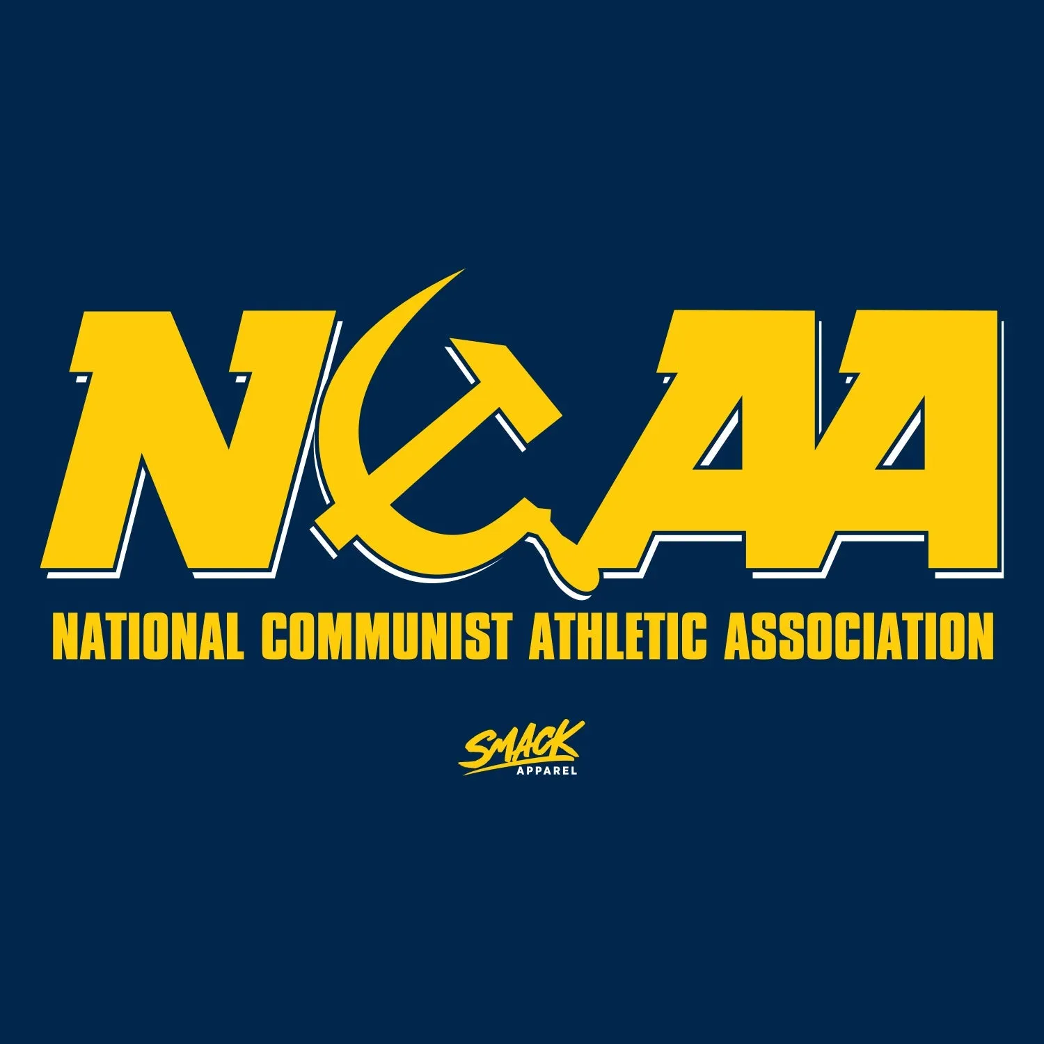 National Communist Athletic Association (anti-NCAA) T-Shirt for Michigan College Fans (SM-5XL)