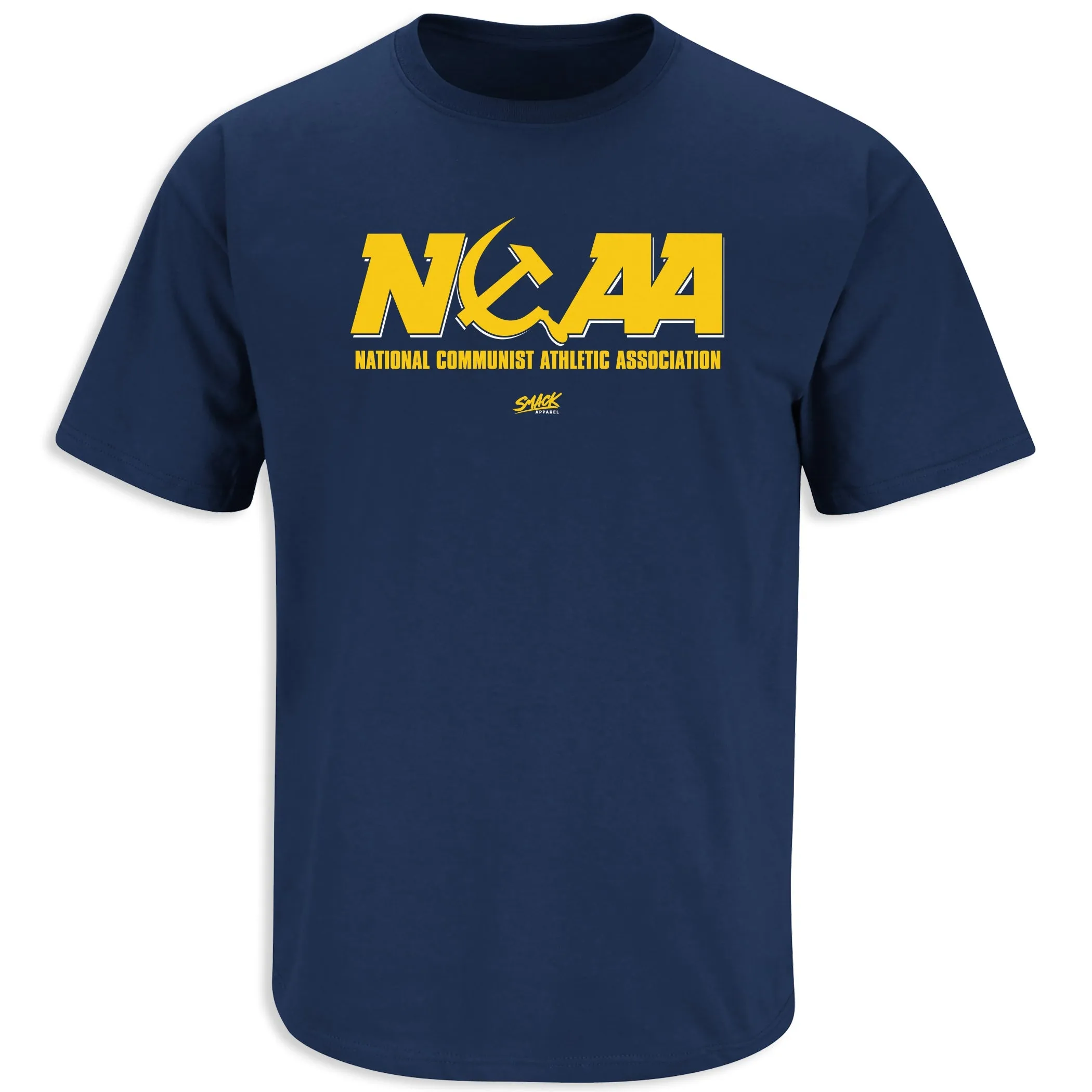 National Communist Athletic Association (anti-NCAA) T-Shirt for Michigan College Fans (SM-5XL)