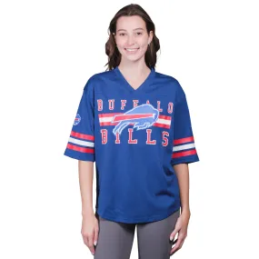 NFL Official Women's Soft Mesh Vintage Gameday Shirt|Buffalo Bills