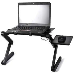 Office Furniture Computer Stand 42*26CM Adjustable Foldable Laptop Holder Notebook Desks Lap PC Folding Desk Table Vented Stand