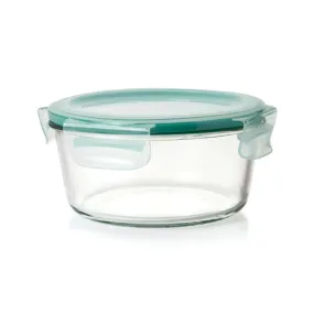 OXO Smart Seal Glass Round Container, 7 cup