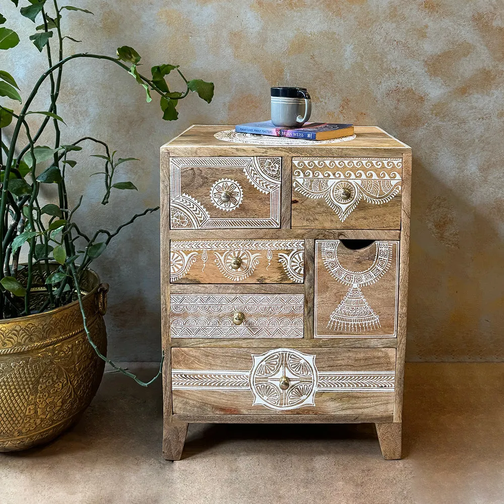 Painted Small Chest of Drawers