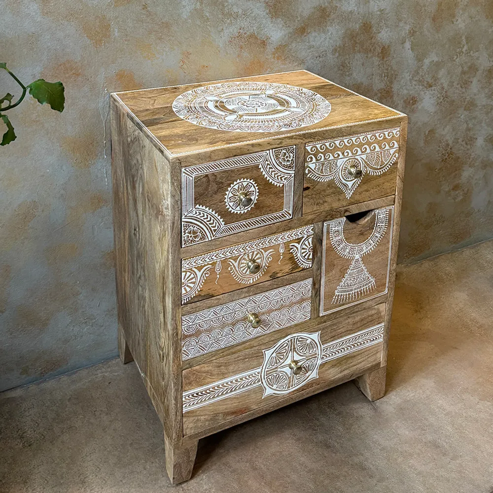 Painted Small Chest of Drawers