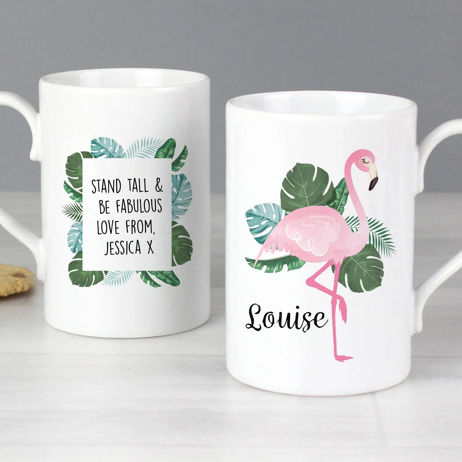 Personalised Flamingo Mug