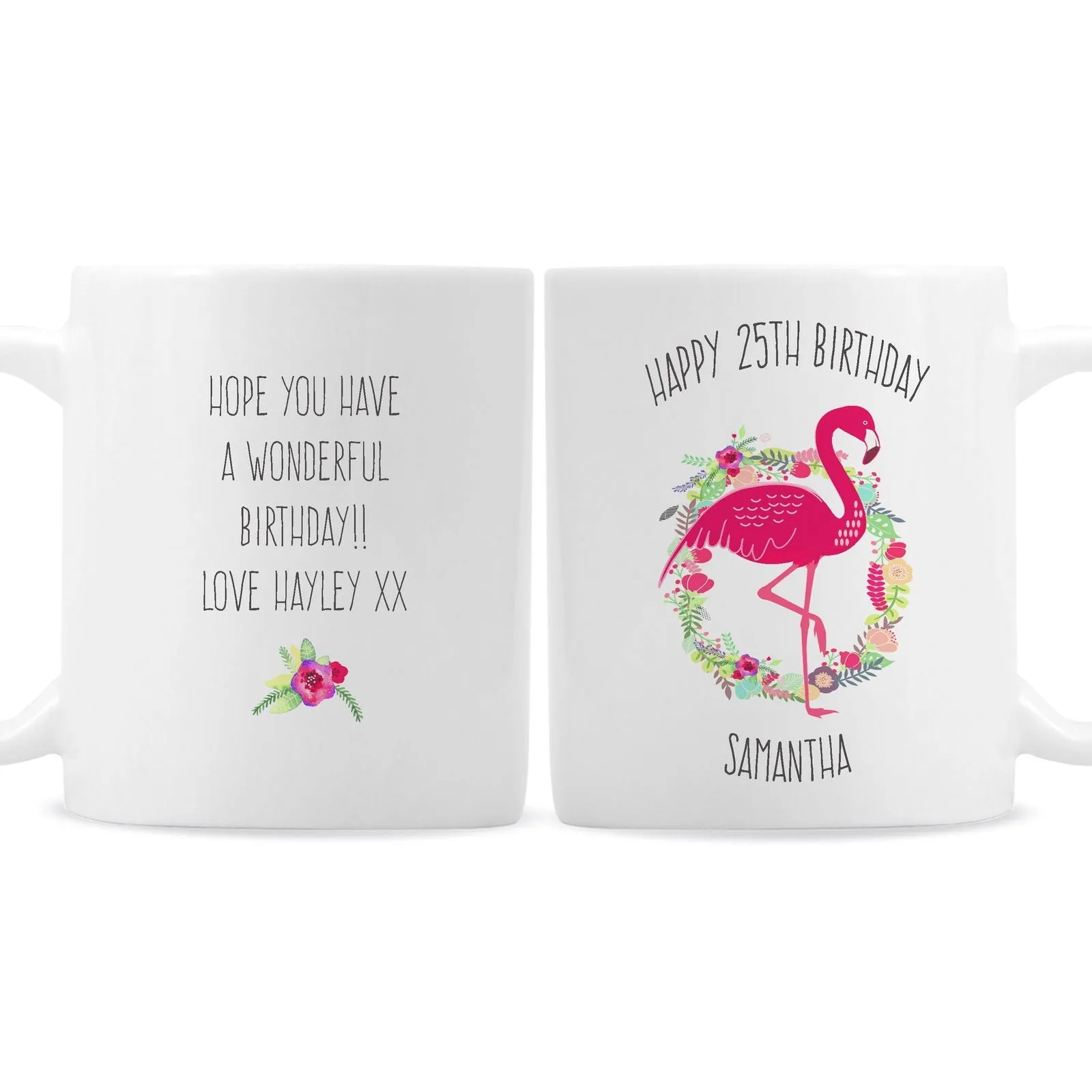 Personalised Flamingo Mug