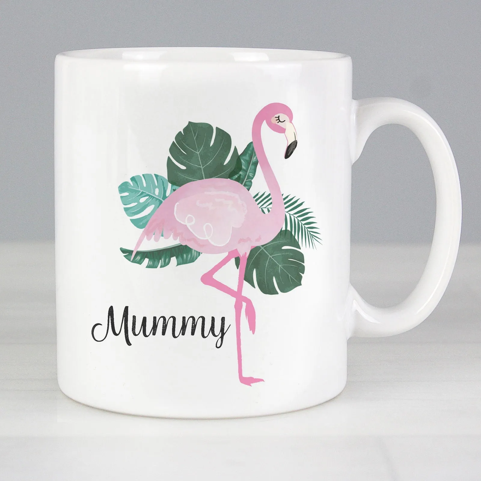 Personalised Flamingo Mug