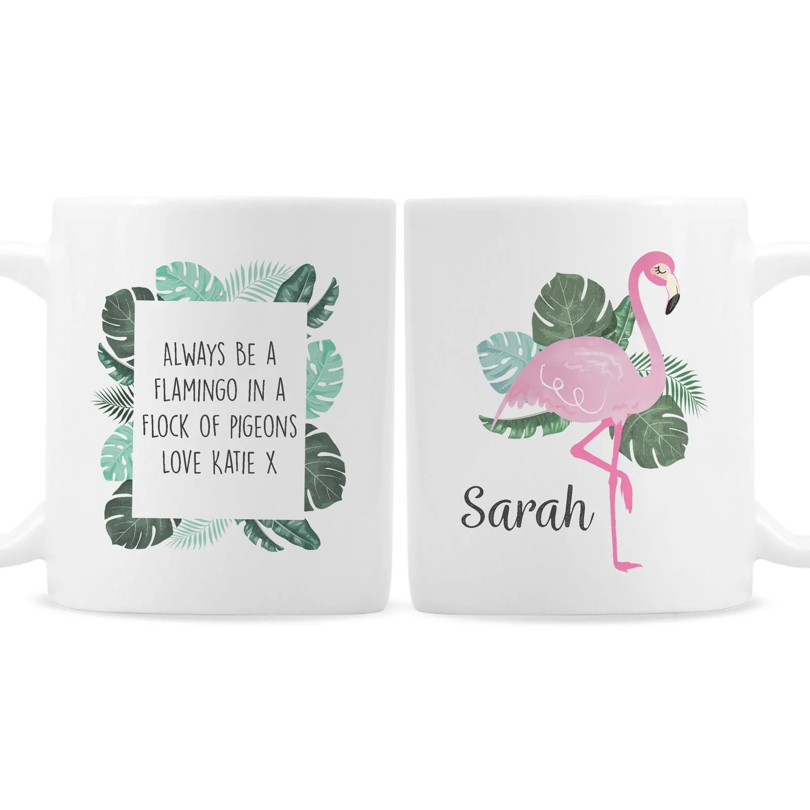 Personalised Flamingo Mug