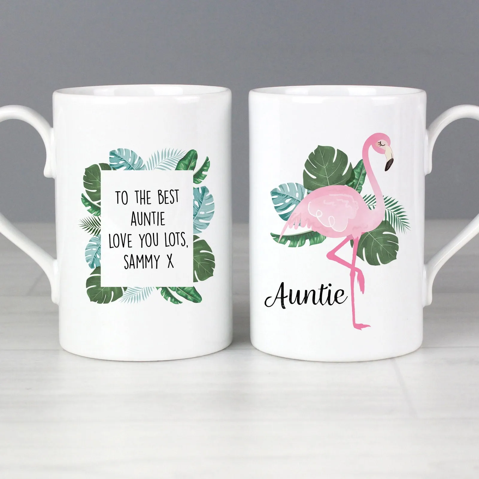 Personalised Flamingo Mug