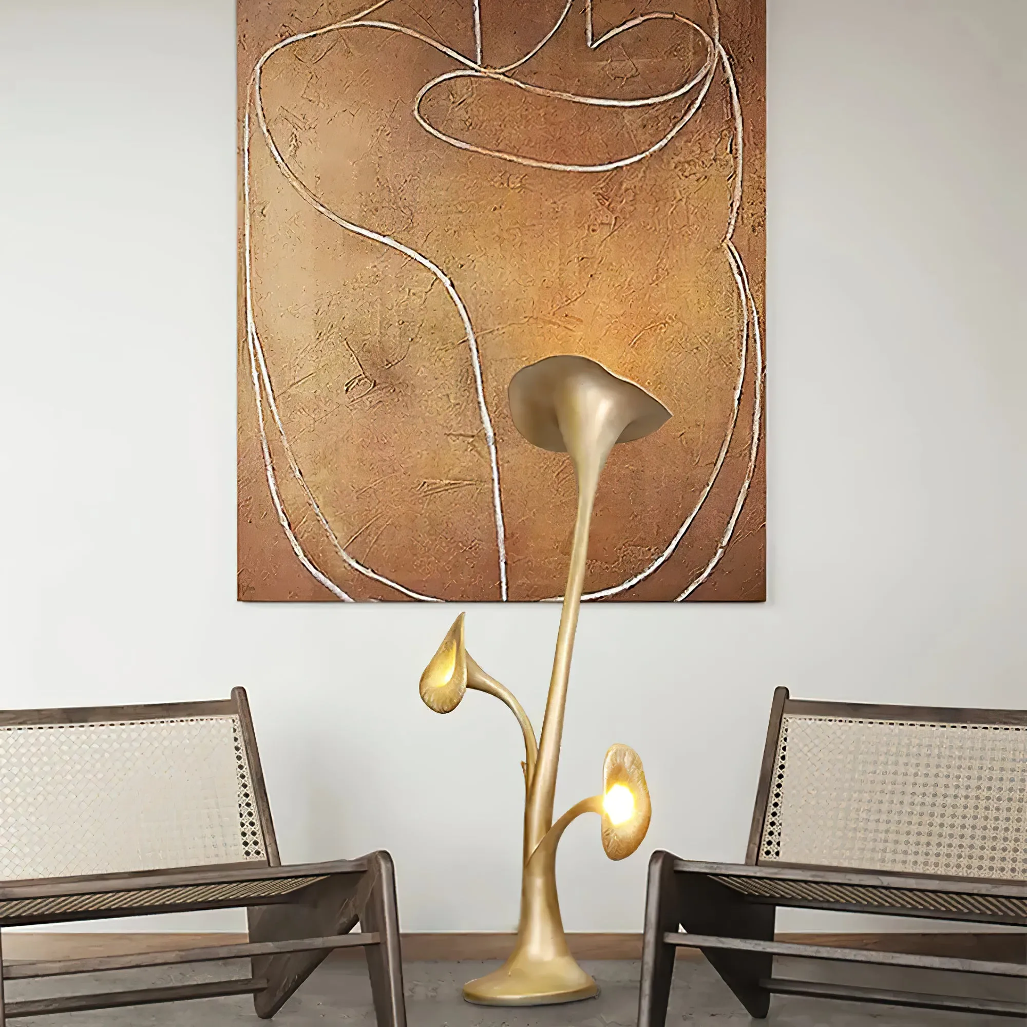 Petunia Sculpture Floor Lamp