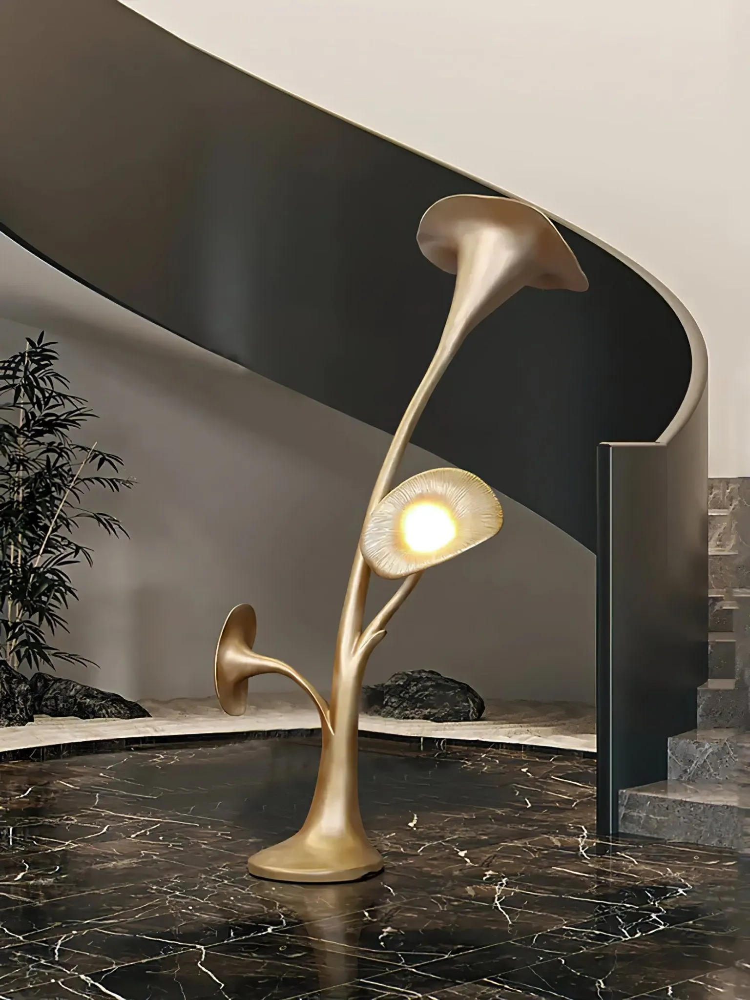 Petunia Sculpture Floor Lamp