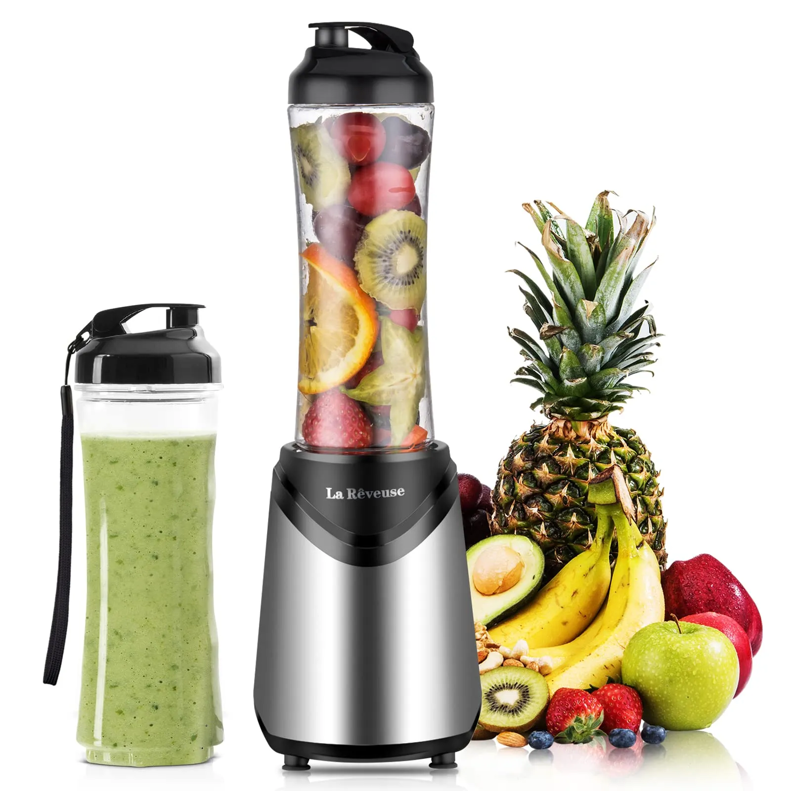 Portable Travel Size La Reveuse Smoothie Blender 300 Watts Sugar-free