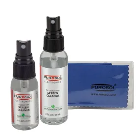 Purosol Screen Cleaning Kit w/ Small Microfiber Cloth