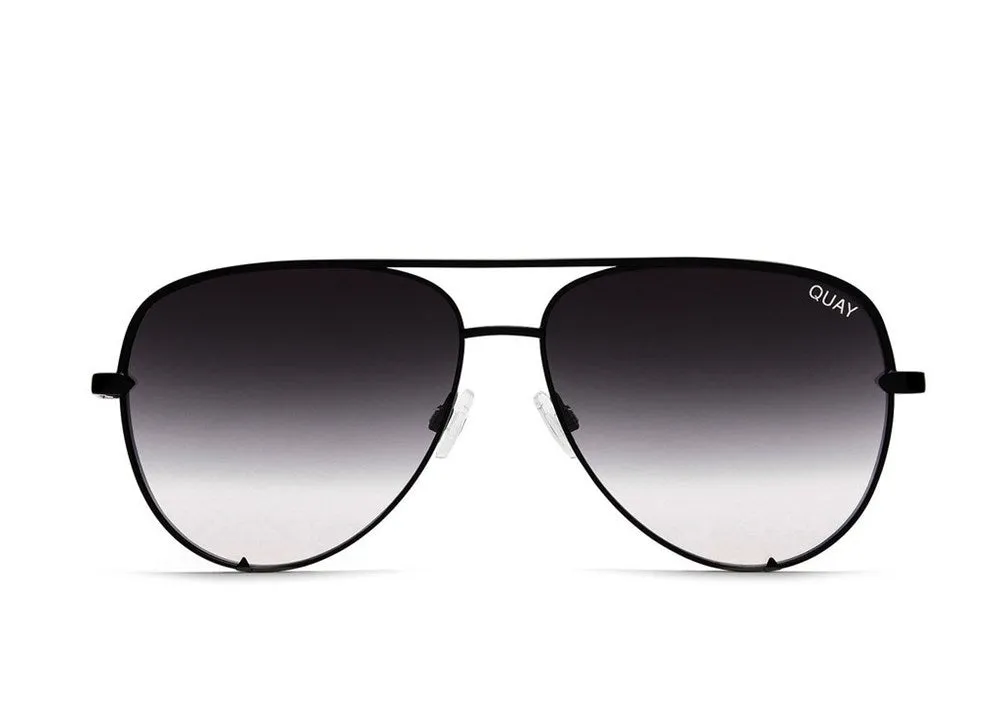 Quay High Sunglasses Key Black Fade Lens