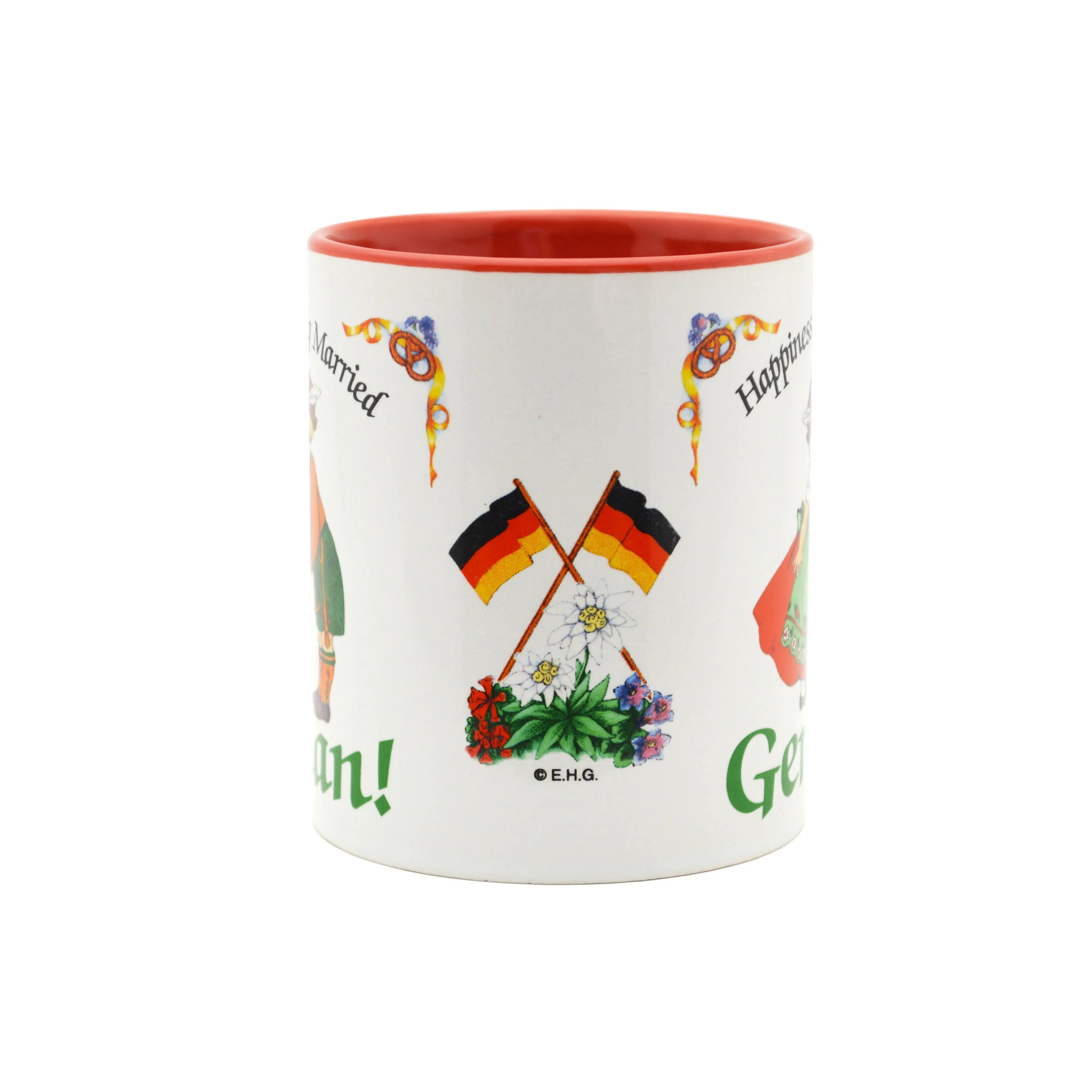 "Happiness is being Married to a German" German Gift Mug