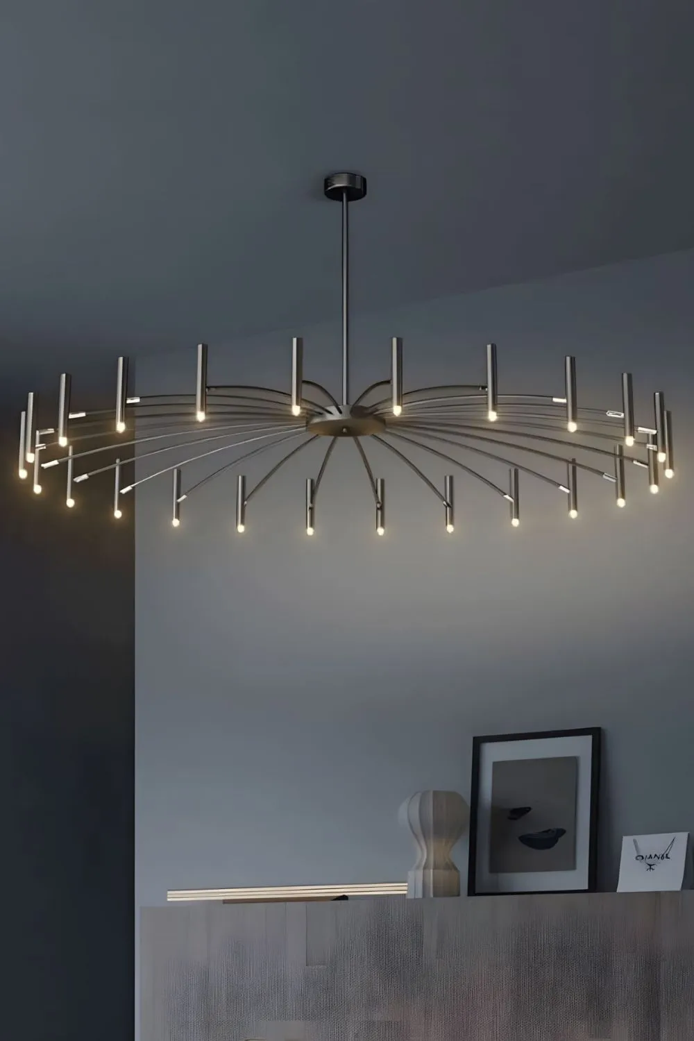 Radial Modern Chandelier