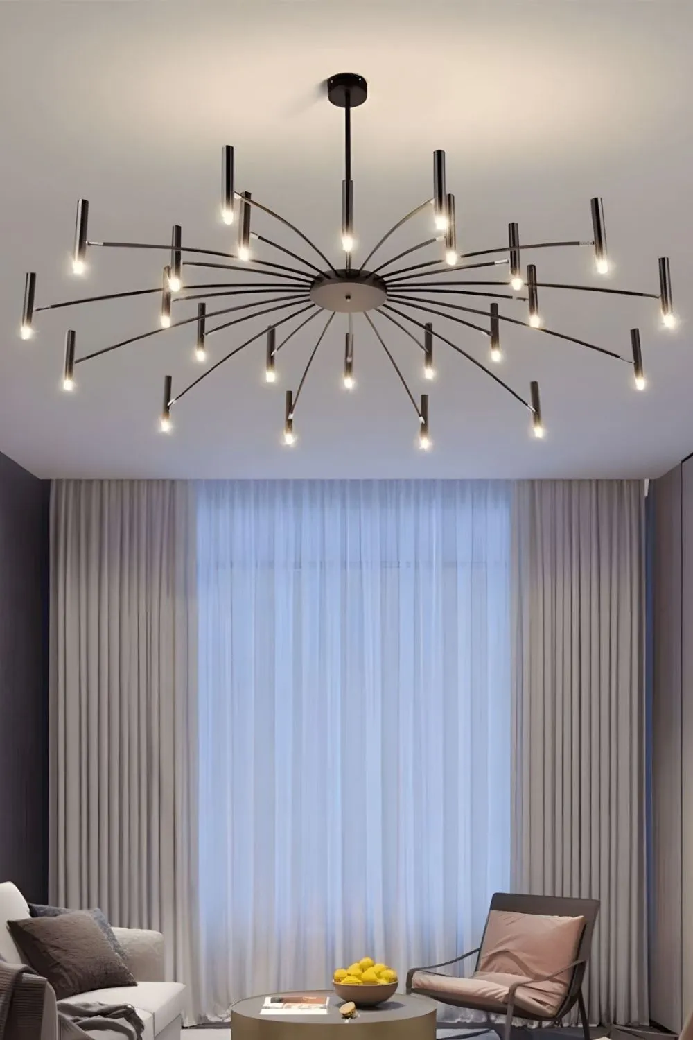 Radial Modern Chandelier