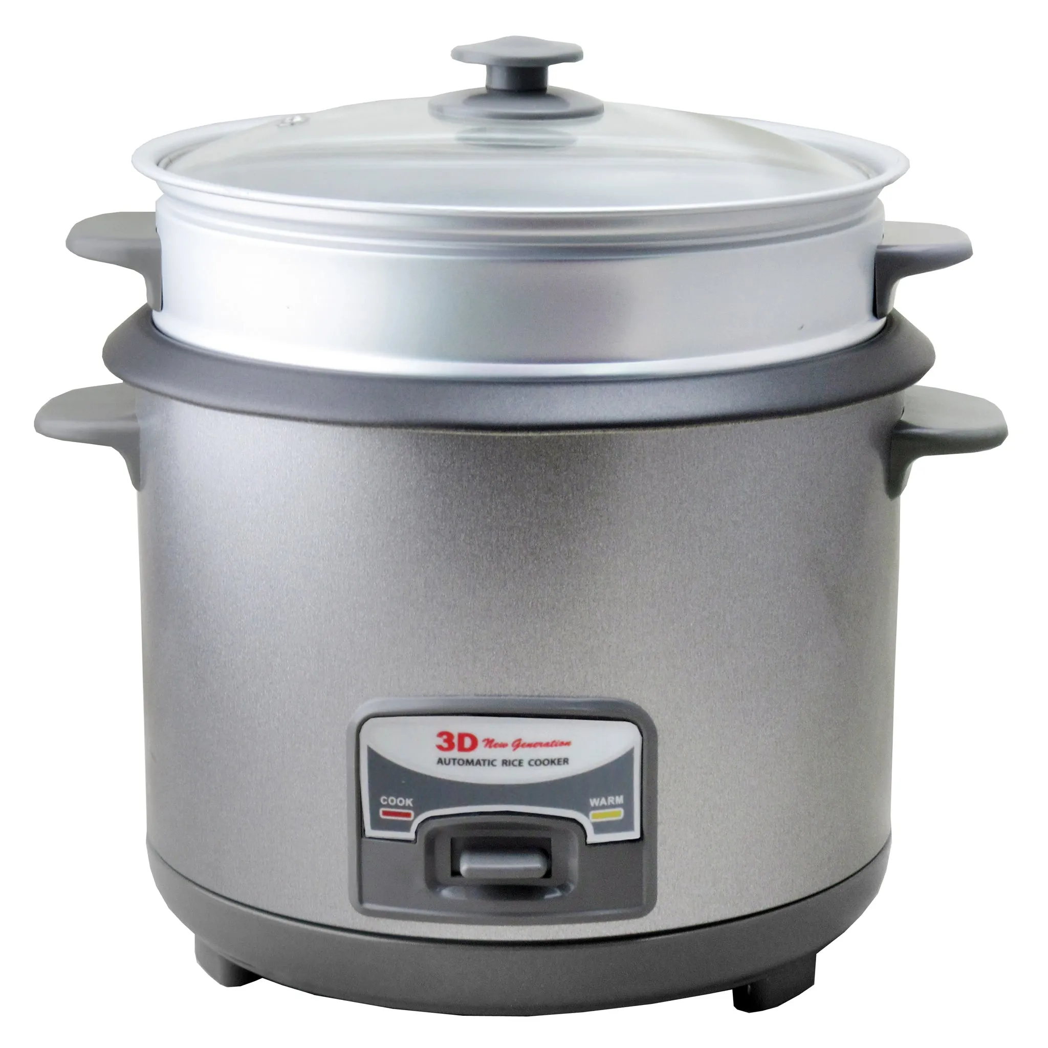 RC-16C 3D 3L MET.GRAY RICE COOKER