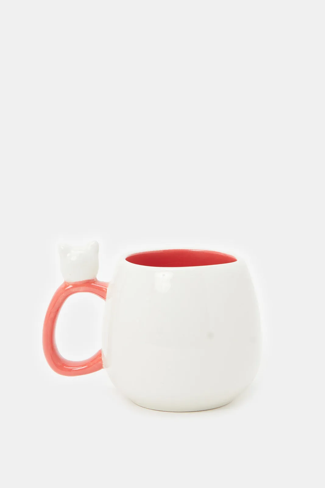 Red Cat Print Mug