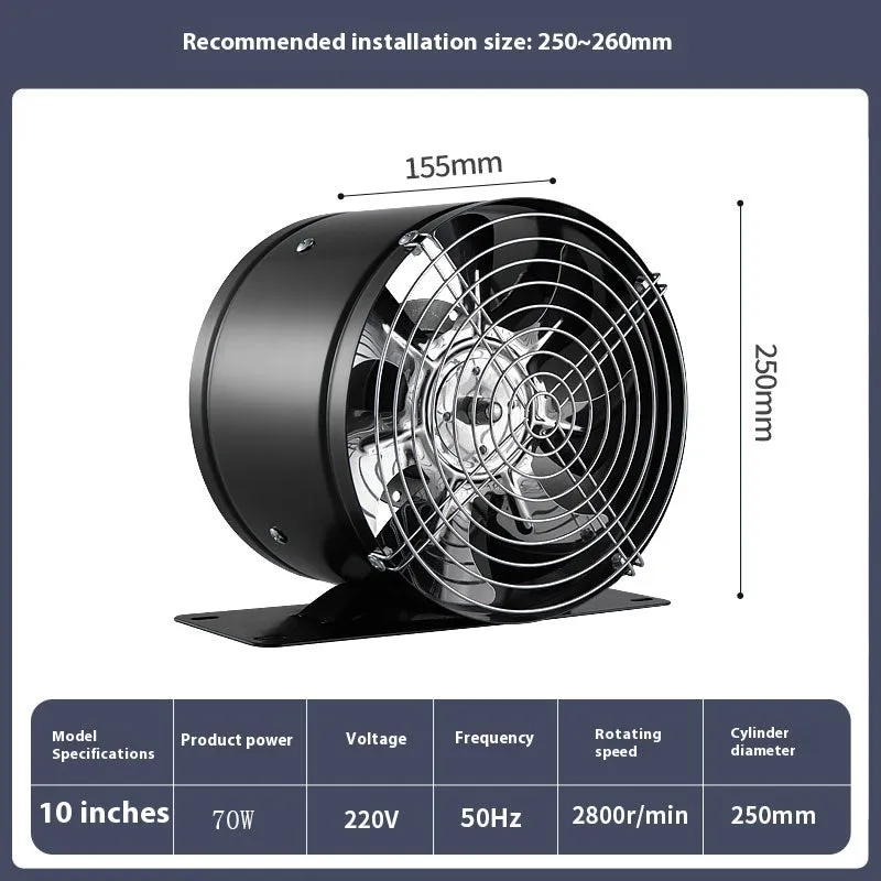 Rental House Strong Wind Fume Exhaust Fan With Bracket