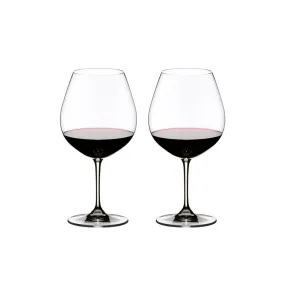 Riedel Vinum 24.75 Oz Pinot Noir Burgundy Red Wine Glass, 2 /Set