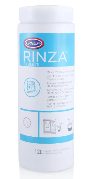 Rinza Milk Frother Cleaning Tablets - 120 tablets - Breaks Down Milk Protein Fat and Calcium Build Up