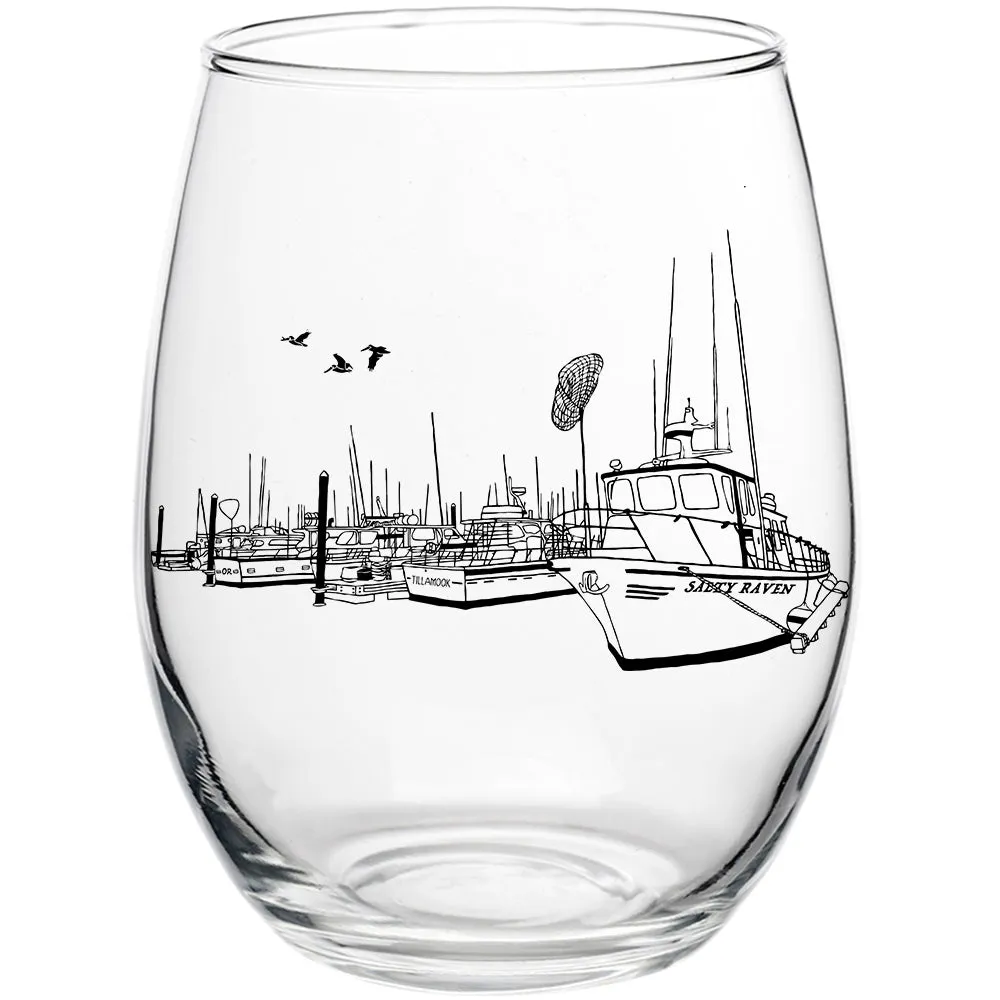 Salty Port Stemless Wine Glass