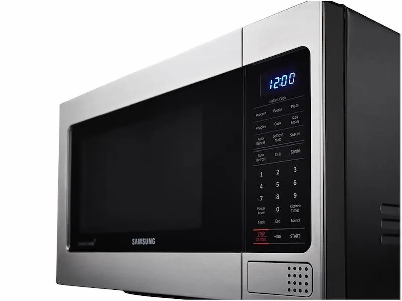 Samsung 1.1 cu. ft Countertop Microwave with Grilling Element in Stainless Steel