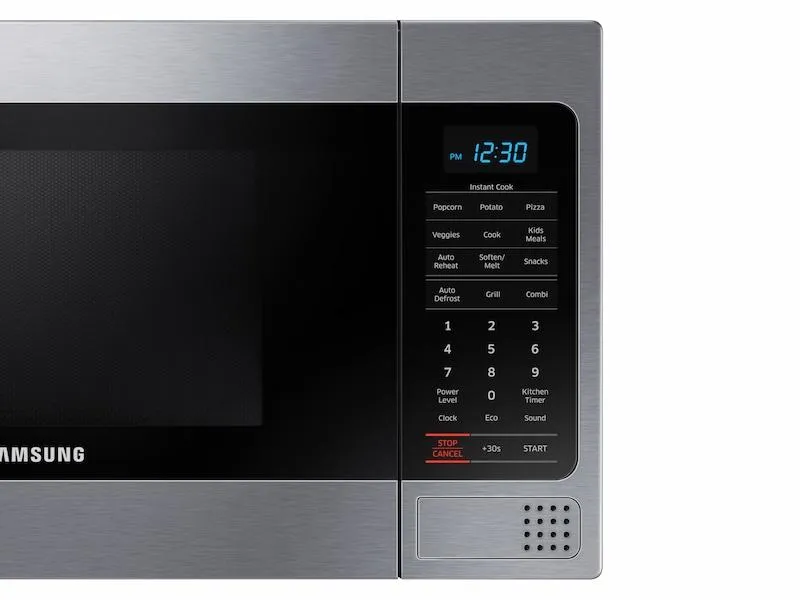 Samsung 1.1 cu. ft Countertop Microwave with Grilling Element in Stainless Steel