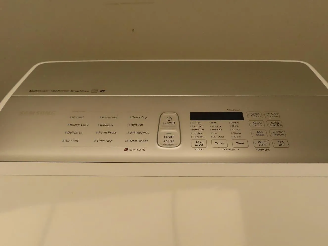 Samsung DV50K8600EW White 27" 7.4 cu. ft 12 Cycles Touch Control Dryer