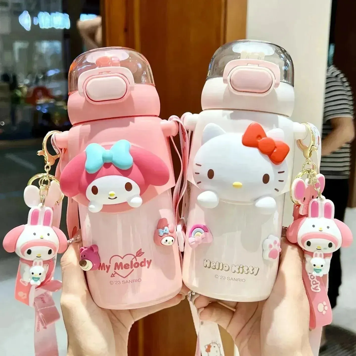 Sanrio Face Mug Insulated Water Bottle (460 ml)