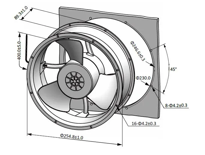 sE25489 Series EC Axial Fans