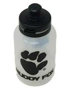 SMALL MUDDY FOX WATER BOTTLE, BOTTLE CAGE, 330ML, CLEAR PLASTIC, KIDS BIKES