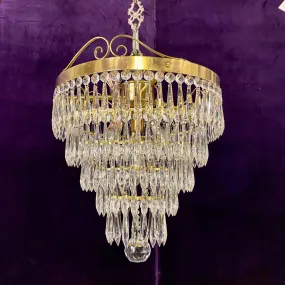 Small Waterfall Chandelier - SOLD