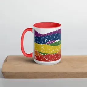 Starry Rainbow Banner Mug