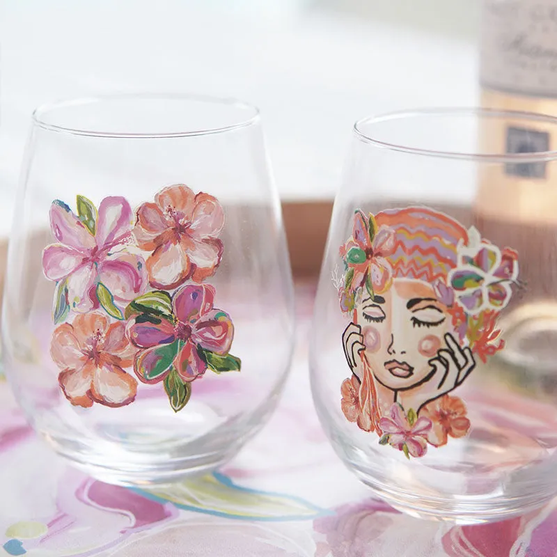 Stemless Wine Glass - Talulah Lady