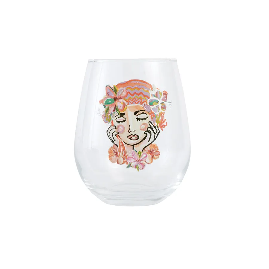 Stemless Wine Glass - Talulah Lady