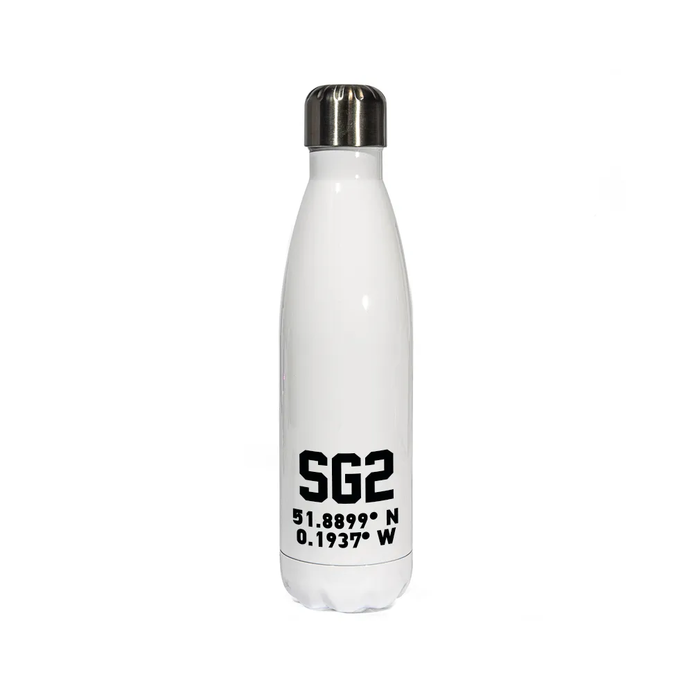 Stevenage Coordinates Water Bottle