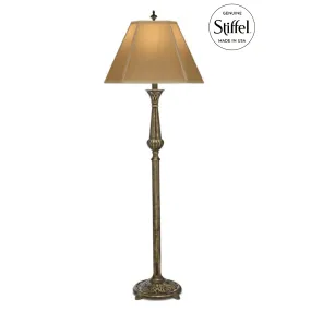 Stiffel 3-Way Floor Lamp in Amber Tortoise Shell