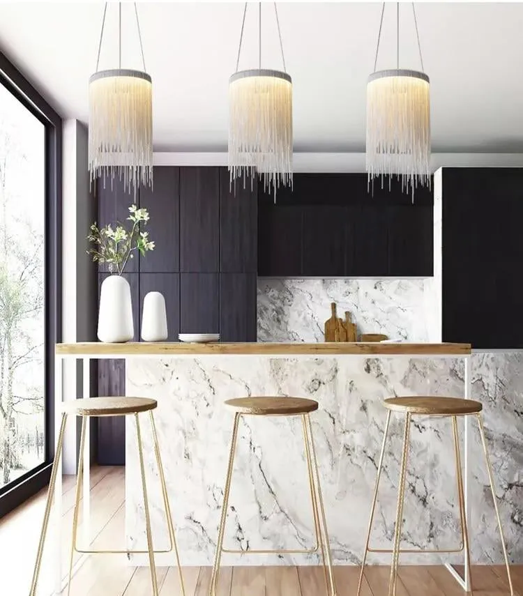 String Light Kitchen Pendants