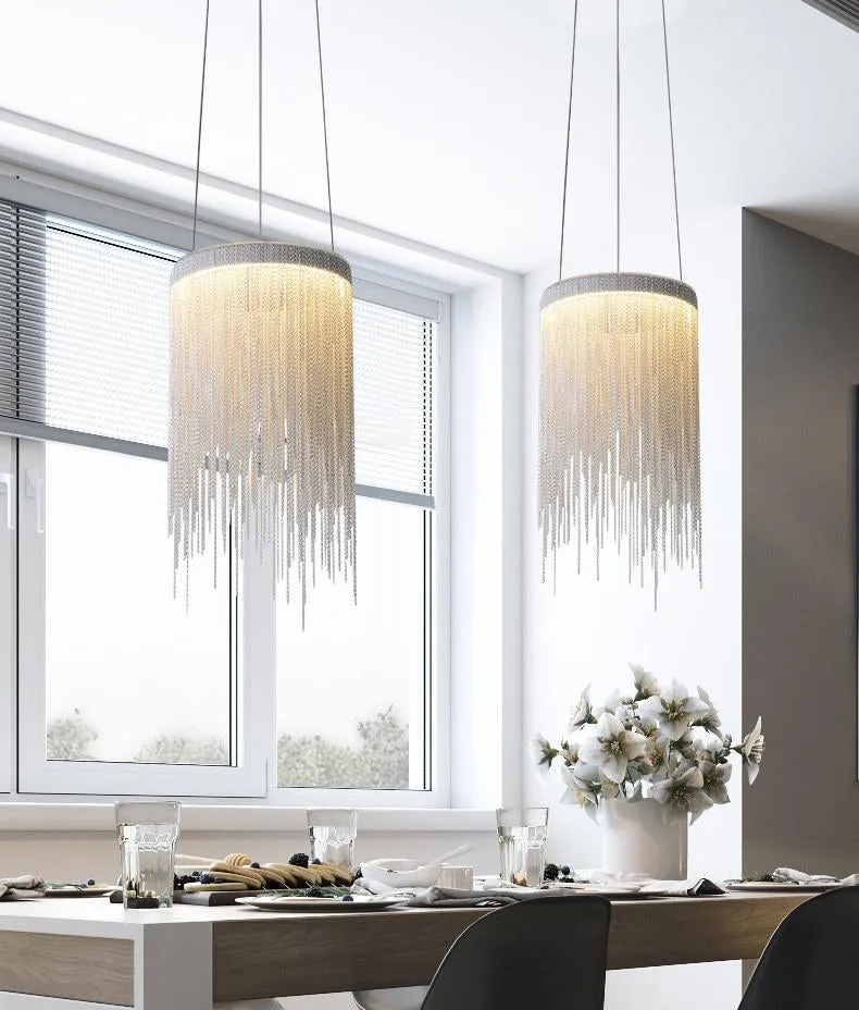 String Light Kitchen Pendants