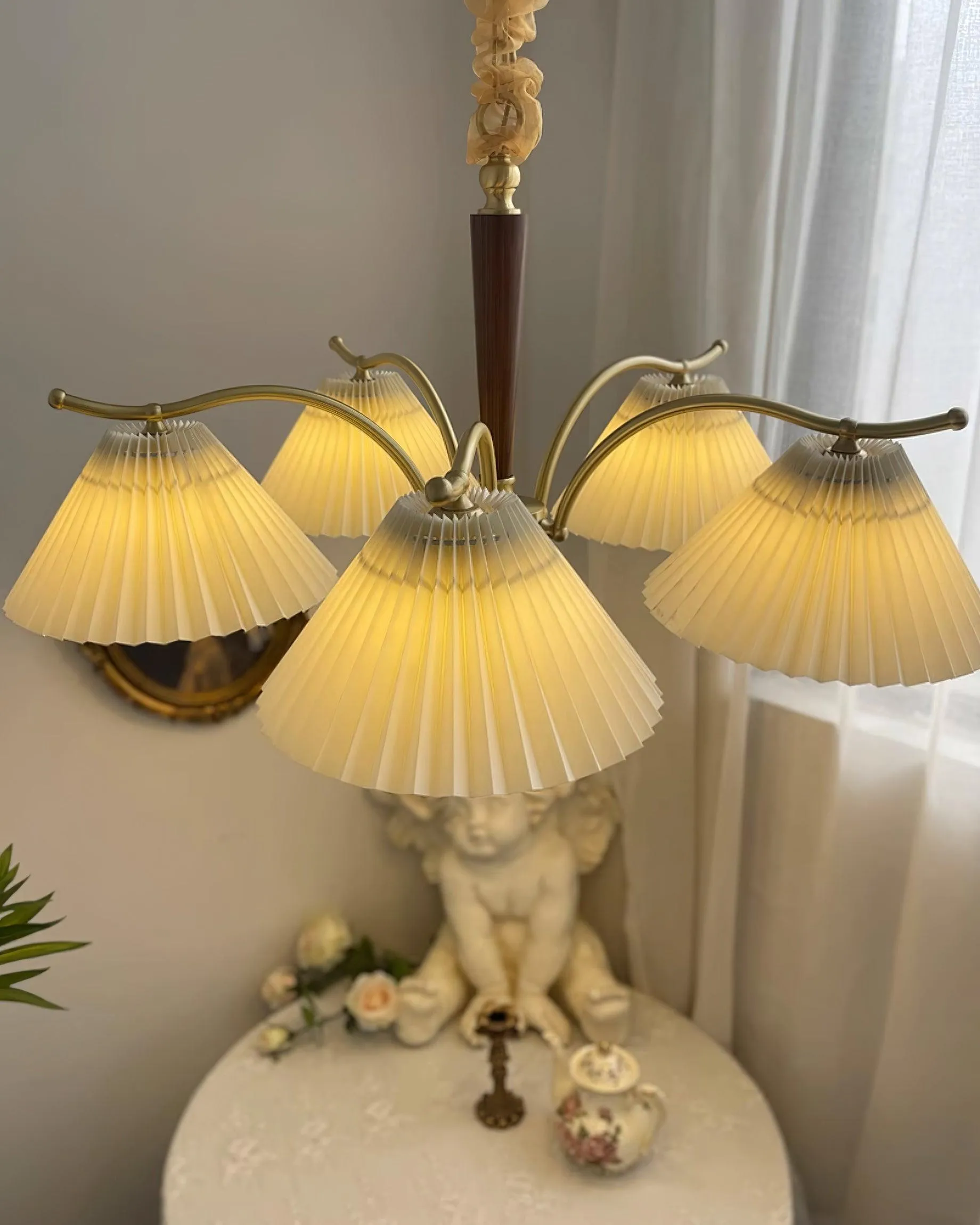 Suki Pleated Chandelier