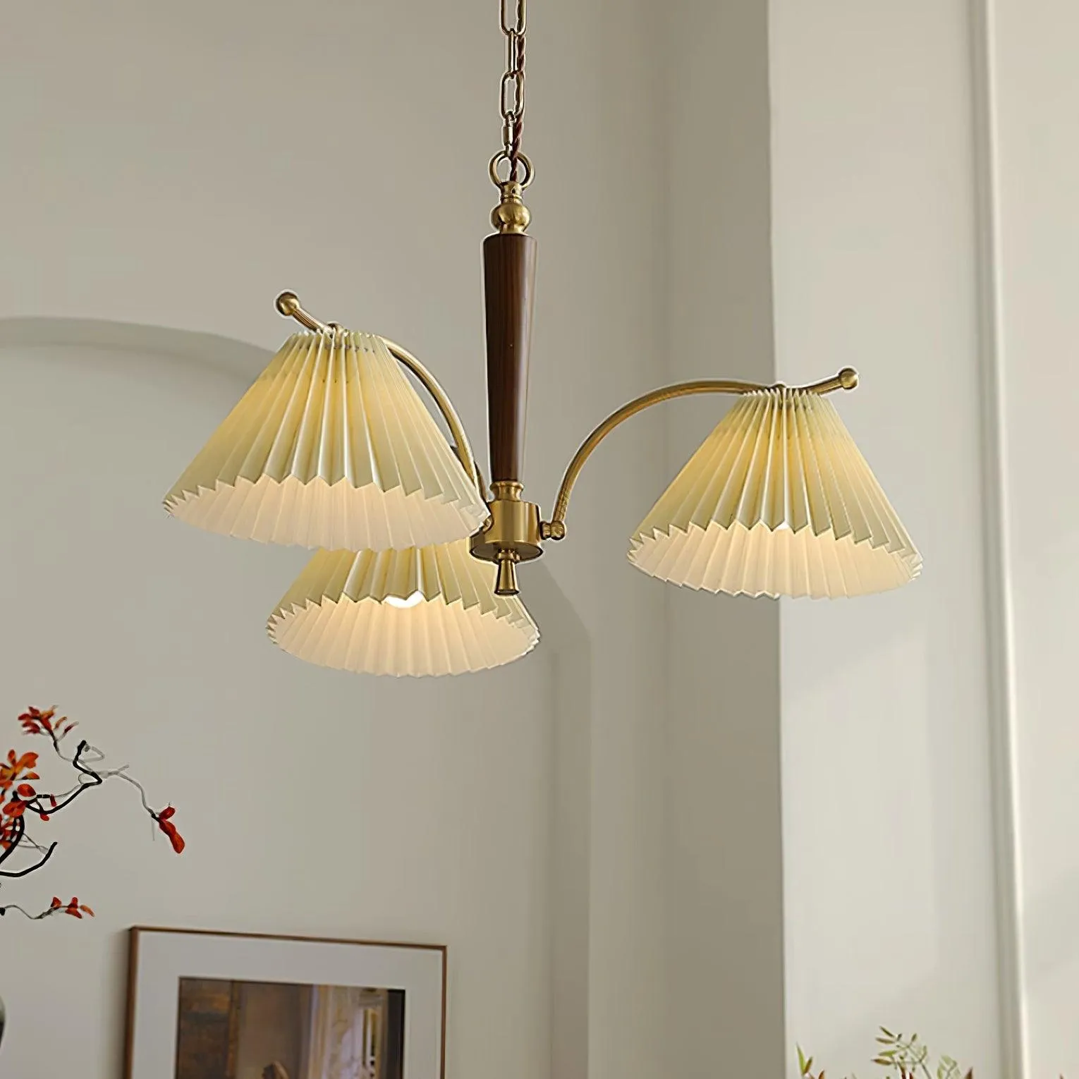 Suki Pleated Chandelier