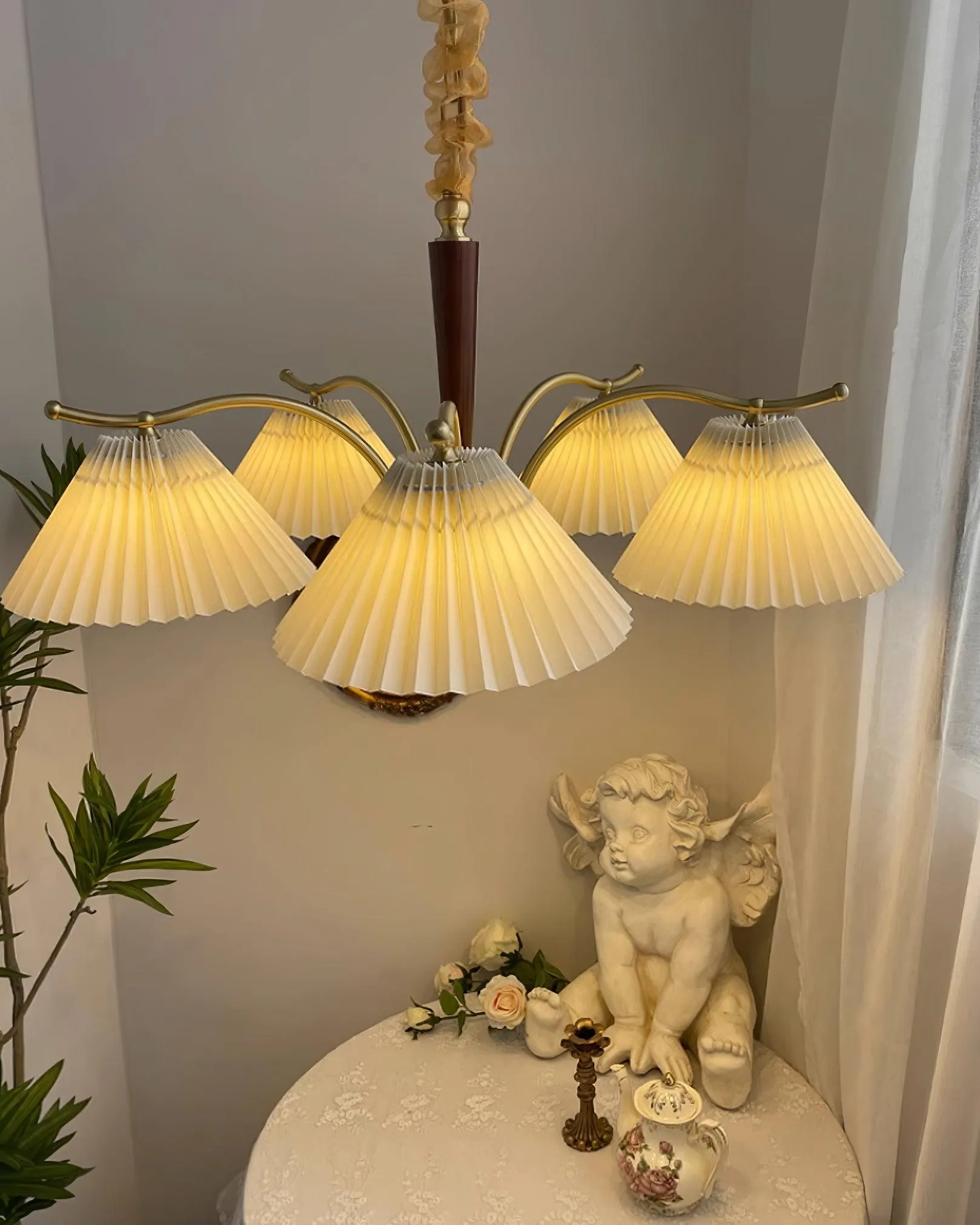 Suki Pleated Chandelier